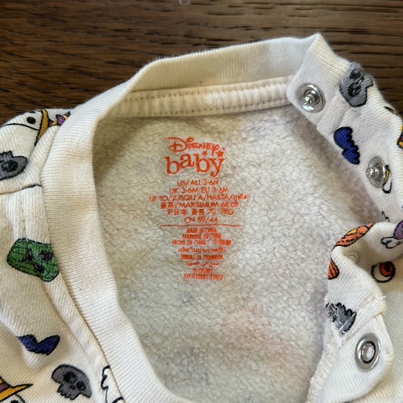 Disney Baby - Halloween Sweat Set 3-6 Mos - Picture 5 of 5